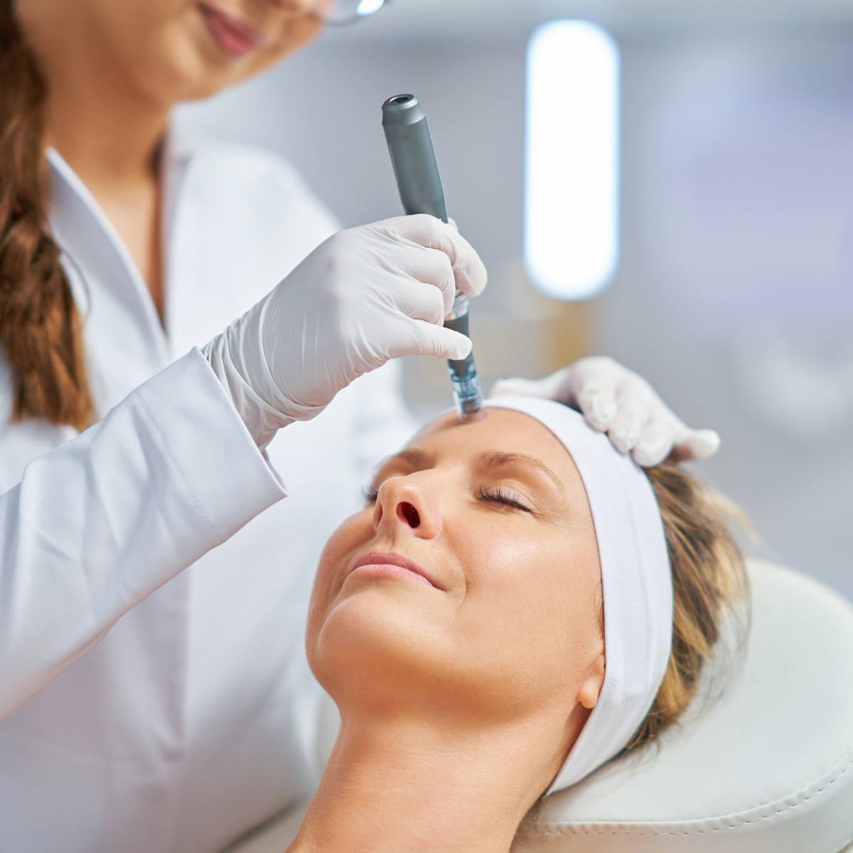 microneedling rimpels op voorhoofd